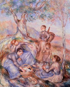 Petit déjeuner des moissonneurs par Pierre-Auguste Renoir - Pierre Auguste Renoir