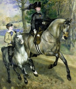 Cavalière au Bois de Boulogne - Pierre Auguste Renoir