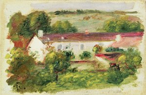 Maison à Essoyes - Pierre Auguste Renoir