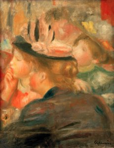 Au théâtre - Pierre Auguste Renoir