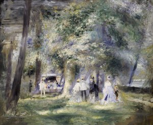 Dans le parc de Saint-Cloud, 1866 - Pierre Auguste Renoir