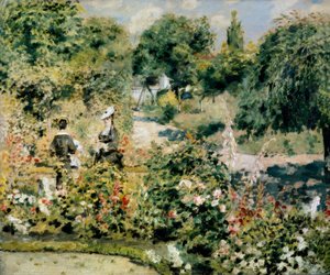 Jardin à Fontenay - Pierre Auguste Renoir
