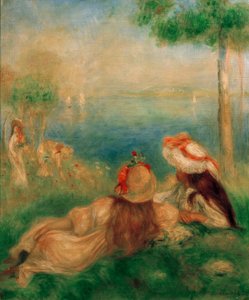 Jeunes filles au bord de la mer