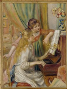 Jeunes filles au piano - Pierre Auguste Renoir