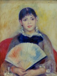 La femme à l’éventail - Pierre Auguste Renoir