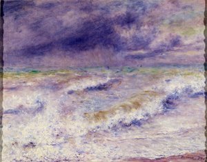 La vague, peinture de Pierre Auguste Renoir - Pierre Auguste Renoir