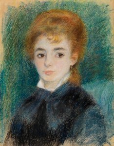 Dame aux cheveux auburn, c.1875-78 - Pierre Auguste Renoir