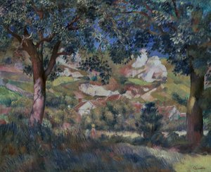 Paysage à La Roche Guyon, c.1887