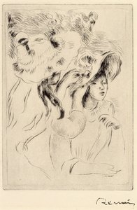 Le Chapeau Epignele - Pierre Auguste Renoir