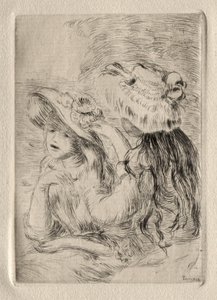 Le Chapeau epinglé (etching)