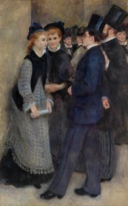 La Sortie du conservatoire - Pierre Auguste Renoir