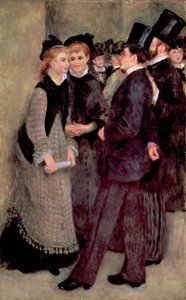 La Sortie du conservatoire, 1877