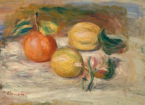 Citrons et orange - Pierre Auguste Renoir