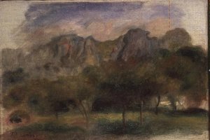 Les Alpilles - Pierre Auguste Renoir