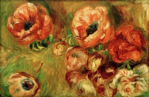 Les Anémones - Pierre Auguste Renoir