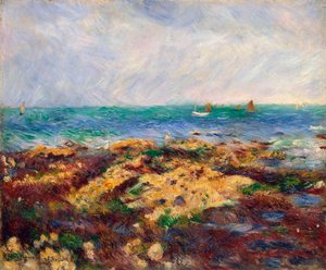 Marée basse à Yport, 1883 - Pierre Auguste Renoir