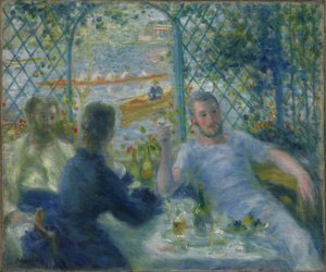 Déjeuner au restaurant Fournaise (Le déjeuner des rameurs) - Pierre Auguste Renoir
