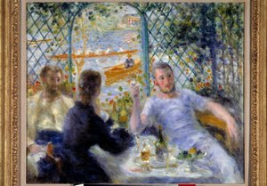 Déjeuner au restaurant Fournaise ou déjeuner des rameurs - Pierre Auguste Renoir
