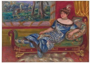 Madame de Galéa à la méridienne, 1912 - Pierre Auguste Renoir