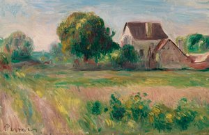 Maisons à Essoyes, vers 1890 - Pierre Auguste Renoir