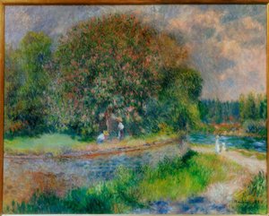 Marronnier en fleurs - Pierre Auguste Renoir