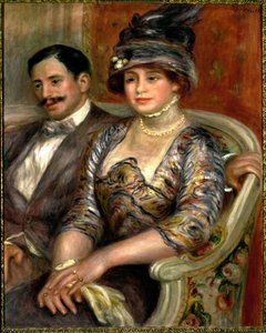 Monsieur et Madame Bernheim de Villers - Portrait de Gaston Bernheim de Villers - Pierre Auguste Renoir