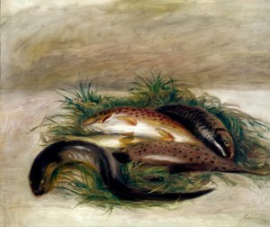 Nature morte aux poissons - Pierre Auguste Renoir