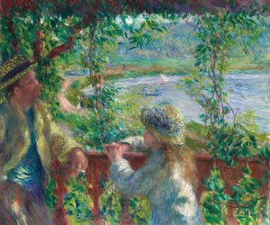 Près du lac - Pierre Auguste Renoir