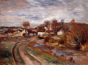 Paysage en Normandie - Pierre Auguste Renoir