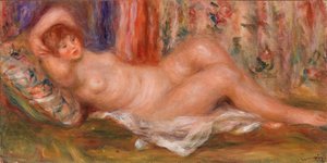 Femme nue couchée sur le dos