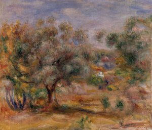 Olivier aux Collettes, vers 1910-15 (huile sur toile) - Pierre Auguste Renoir