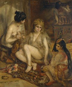 Parisiennes en costume algérien Harem, 1872