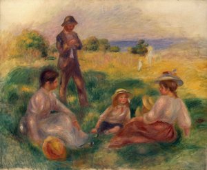 Fête à la campagne à Berneval - Pierre Auguste Renoir