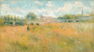 Paysage au bord de la Seine à Rueil - Pierre Auguste Renoir