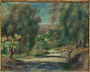 Paysage de Cagnes - Pierre Auguste Renoir