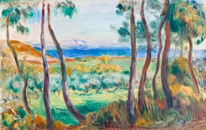 Pins près de Cagnes, vers 1910 - Pierre Auguste Renoir