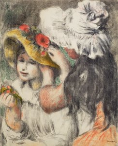 Épingler le chapeau, 1898 - Pierre Auguste Renoir