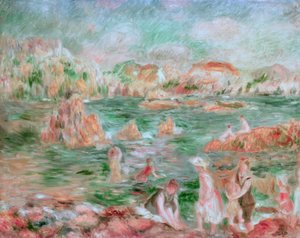 Plage de Guernesey - Pierre Auguste Renoir