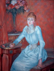 Portrait de Madame de Bonnières - Pierre Auguste Renoir