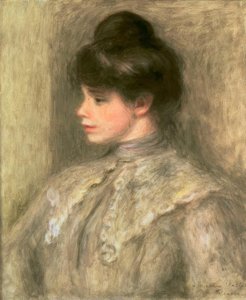 Portrait de Madame Valtat - Pierre Auguste Renoir