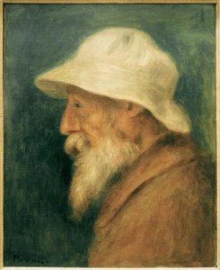 Portrait de l’artiste au chapeau blanc