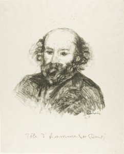 Portrait de Cézanne - Pierre Auguste Renoir