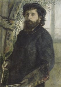Portrait de Claude Monet, 1875 - Pierre Auguste Renoir