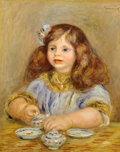 Portrait de Geneviève Bernheim de Villers, future comtesse Jean de la Chapelle - Pierre Auguste Renoir