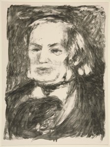 Portrait de Richard Wagner - Pierre Auguste Renoir