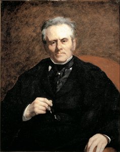 Portrait de William Sisley (1799-1871). Père du peintre Alfred Sisley - Pierre Auguste Renoir