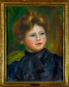 Portrait de femme. Peinture de Pierre Auguste Renoir (1916)