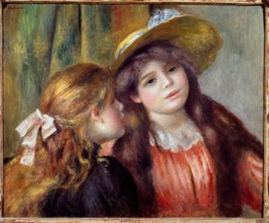 Portrait de deux filles