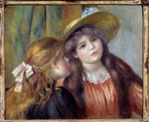 Portrait de deux filles