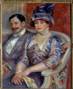 Portraits de Monsieur et Madame Bernheim de Villers - Pierre Auguste Renoir